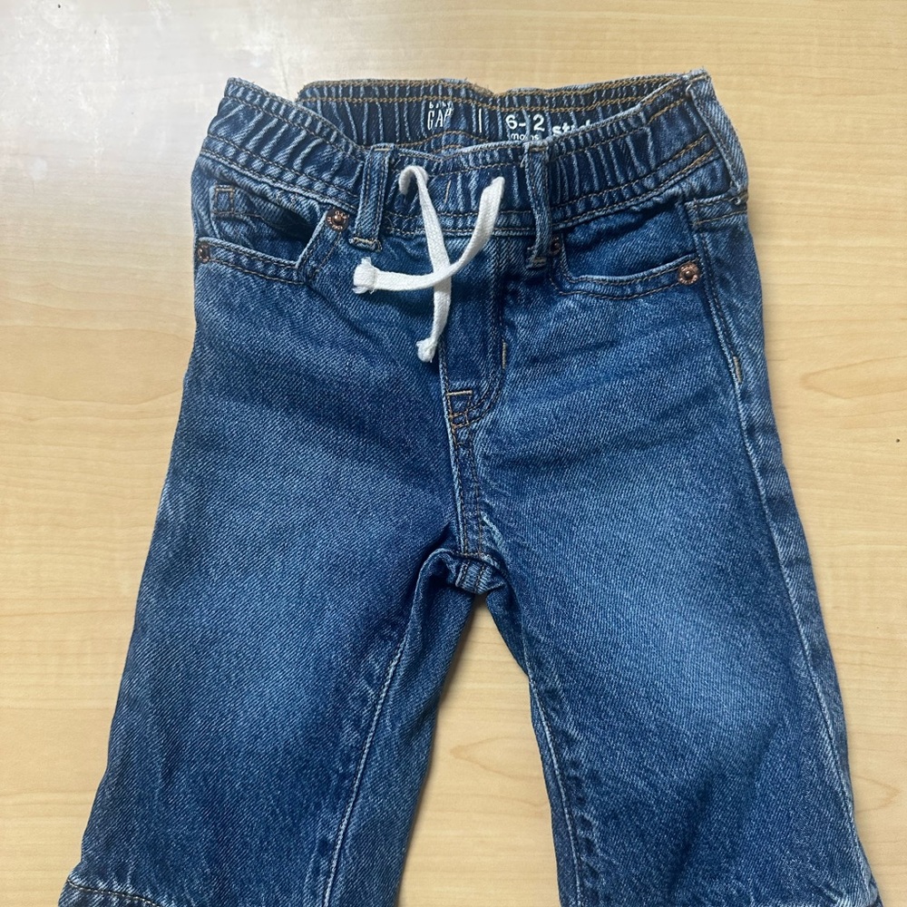 GAP Blue Elastic Waist Jeans